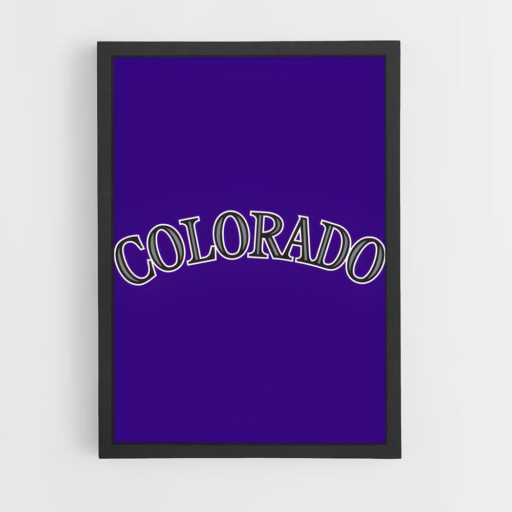 Poster Colorado Dreamscape – affiche Baseball (vue 2)